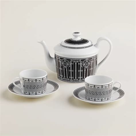 hermes h deco|hermes tea service.